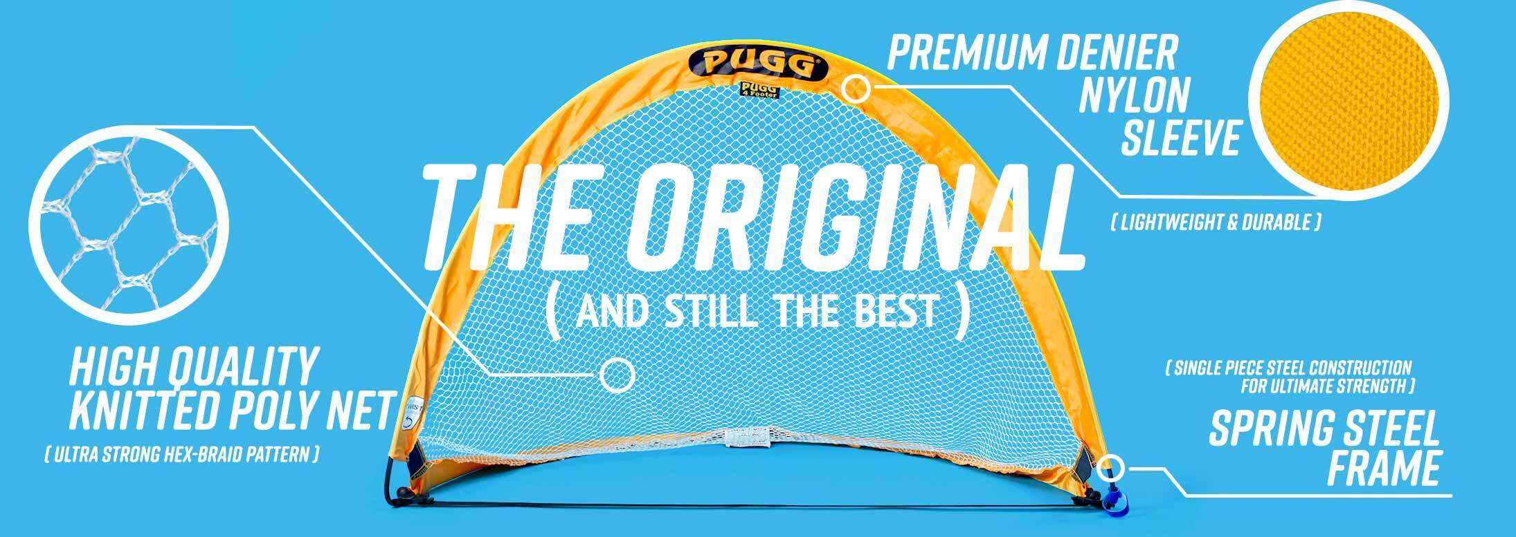 6 Pack Pugg Pop-Up Goals (4-Footers) – Portable Soccer Goals